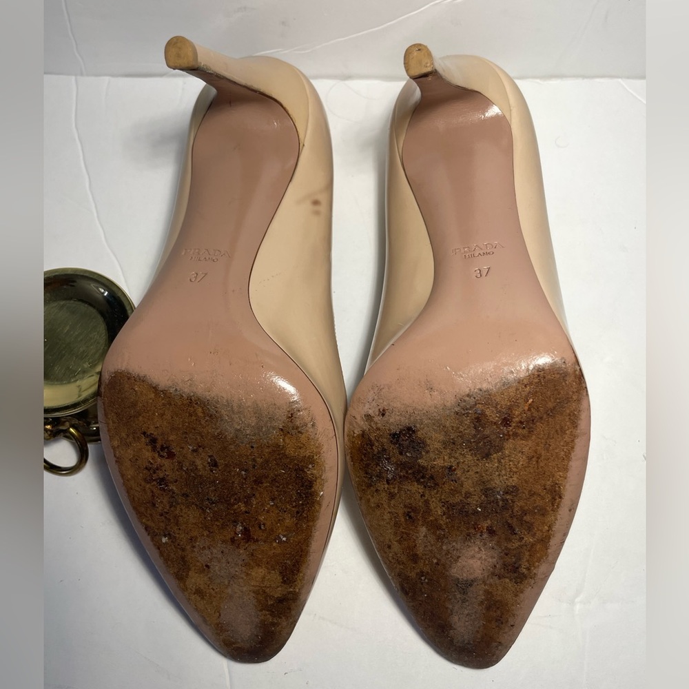Prada shoes /Prada/. Patent Leather Nude - Picture 7 of 12